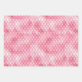 Feuille De Papier Cadeau Scales de dragon rose vif (Devant)