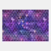 Feuille De Papier Cadeau Scales de dragon violet (Devant 3)