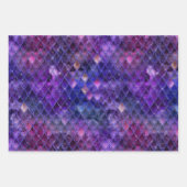 Feuille De Papier Cadeau Scales de dragon violet (Devant 2)