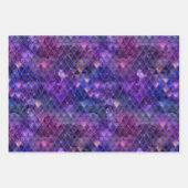 Feuille De Papier Cadeau Scales de dragon violet (Devant)