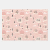 Feuille De Papier Cadeau Scandi doux inspiré Noël (Devant 3)