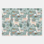 Feuille De Papier Cadeau Scandi doux inspiré Noël (Devant)