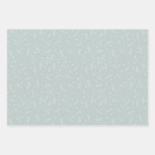 Feuille De Papier Cadeau Scandinavie Arbres de Noël Snowflakes Branches (Devant 3)