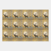 Feuille De Papier Cadeau Scènes de l'arbre du mont Boho (Devant 3)