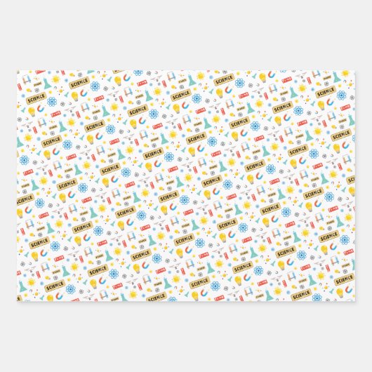 Feuille De Papier Cadeau Sciences de la physique (Devant 2)