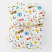 Feuille De Papier Cadeau Sciences de la physique (En situation)