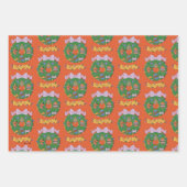 Feuille De Papier Cadeau Scooby-Doo Holiday Snack Wreath Graphic (Devant)