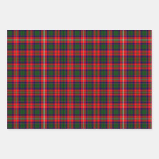 Feuille De Papier Cadeau Scotland Roxburgh District Tartan (Devant 2)