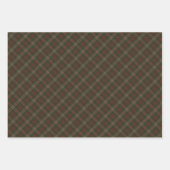 Feuille De Papier Cadeau Scott Chasse Tartan écossais moderne (Devant 2)