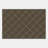 Feuille De Papier Cadeau Scott Chasse Tartan écossais moderne (Devant)