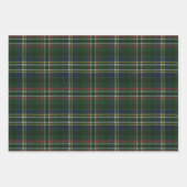 Feuille De Papier Cadeau Scott Green Modern Scottish Tartan (Devant)