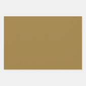 Feuille De Papier Cadeau Scott Mustard Blue Modern Scottish Tartan (Devant 3)