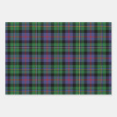 Feuille De Papier Cadeau Scottish Tartans Black Watch, Malcolm, Buchanan (Devant 3)