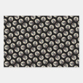 Feuille De Papier Cadeau Scottish Terrier Peinture Black Original Chien Art (Devant 3)