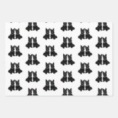 Feuille De Papier Cadeau Scottish Terriers (Devant)