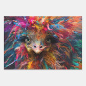 Feuille De Papier Cadeau Scrapbook Designs Wackadoodle Vibrant couleur (Devant 3)