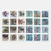 Feuille De Papier Cadeau Scrapbook Designs Wackadoodle Vibrant couleur (Devant 2)