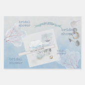 Feuille De Papier Cadeau Scrapbooked Sea of Love Bridal Shower (Devant 2)