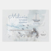 Feuille De Papier Cadeau Scrapbooked Sea of Love Bridal Shower (Devant)