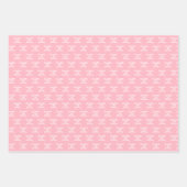 Feuille De Papier Cadeau Script de nom rose pâle d'anniversaire (Devant 3)