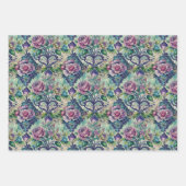 Feuille De Papier Cadeau Seamless Floral Pattern Furniture Decoupage (Devant 3)