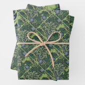 Feuille De Papier Cadeau Seaweed Art nouveau design by William Morris (En situation)