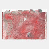 Feuille De Papier Cadeau Sédiment Écarlate (Devant 2)