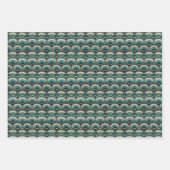 Feuille De Papier Cadeau Sélection Art déco (Devant 3)