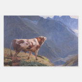 Feuille De Papier Cadeau Sélection d'animaux de ferme (créatures rurales) (Devant)