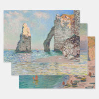 Sélection de chefs-d'oeuvre Claude Monet Etretat
