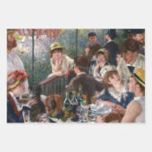 Feuille De Papier Cadeau Sélection de divers chefs-d'oeuvre impressionniste (Devant 3)