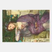 Feuille De Papier Cadeau Sélection romantique de beauté féminine (Devant 2)