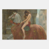 Feuille De Papier Cadeau Sélection romantique de beauté féminine (Devant 3)