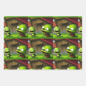 Feuille De Papier Cadeau Semis (Devant)