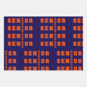 Feuille De Papier Cadeau Senior 2025 (Devant 3)