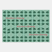 Feuille De Papier Cadeau Sept cygnes un Noël de natation (Devant 2)