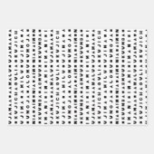 FEUILLE DE PAPIER CADEAU SEPT JOURS DE KWANZAA (Devant)