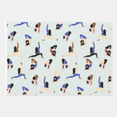 Feuille De Papier Cadeau Sérénité maintenant - Thème Yoga (Devant 2)