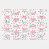 Feuille De Papier Cadeau Serez-Vous Mon Motif Valentin ? (Devant)