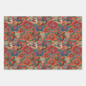 Feuille De Papier Cadeau Série Florale japonaise (Devant 3)