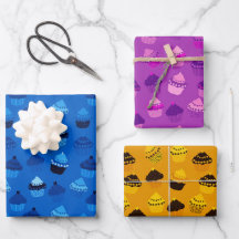 Serviettes de framboise, bleuets et bananes