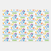 Feuille De Papier Cadeau Sesame Street Cookie Monster Food Truck (Devant 3)