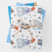 Feuille De Papier Cadeau Set de hojas de papel de regalo (En situation)