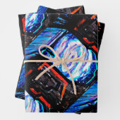 Feuille De Papier Cadeau Seul avec l'abîme brillant (En situation)