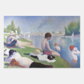 Feuille De Papier Cadeau Seurat, Paysage (Devant 3)