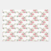 Feuille De Papier Cadeau Shabby Chic Rose Floral (Devant 2)