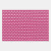 Feuille De Papier Cadeau Shabby Chic Rose Orange Sarcelle Vert Gingham (Devant 2)