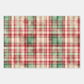 Feuille De Papier Cadeau Shabby Chic Trouvé Tartan Mix (Devant 2)