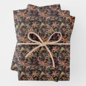 Feuille De Papier Cadeau Shabby Sea Life Pattern (En situation)