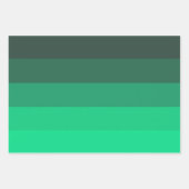Feuille De Papier Cadeau Shades of Jade (Devant)
